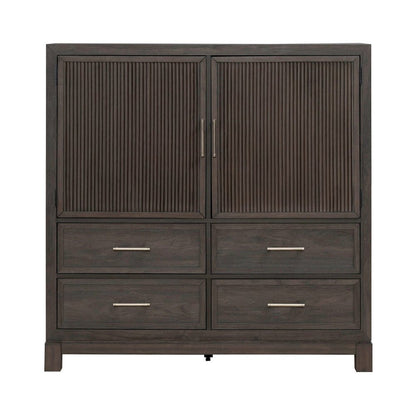 Modern Edge Dressing Chest for Bedroom - Caffe