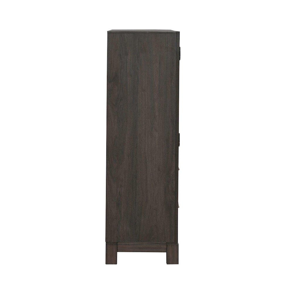 Modern Edge Dressing Chest for Bedroom - Caffe