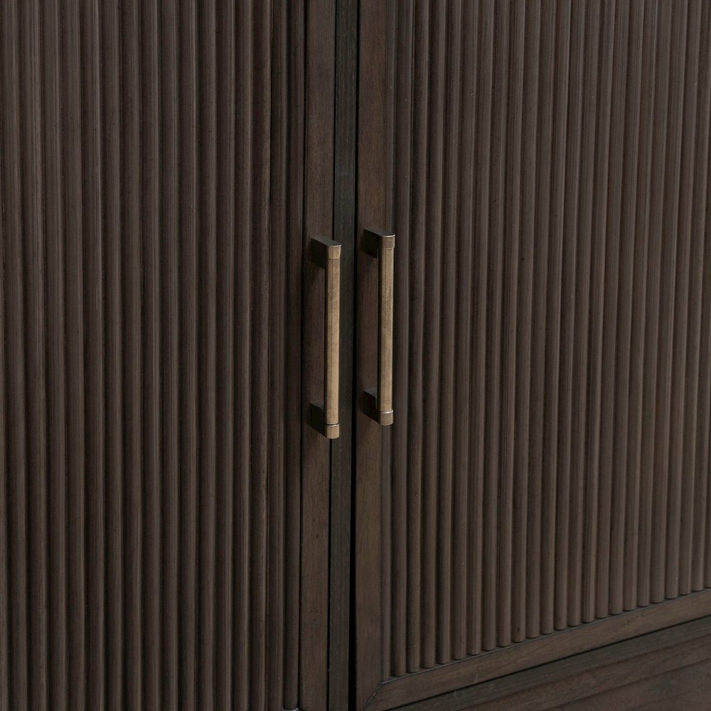 Modern Edge Dressing Chest for Bedroom - Caffe