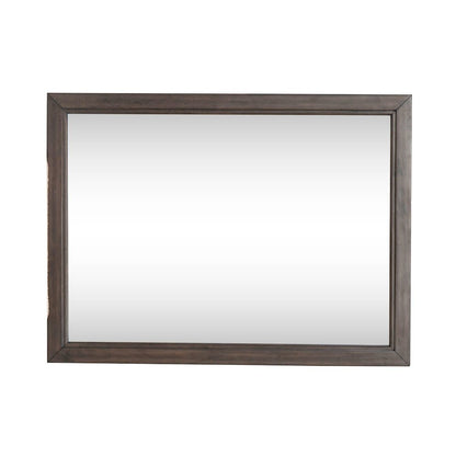 Modern Edge Landscape Mirror for Bedroom Dresser Mount - Caffe