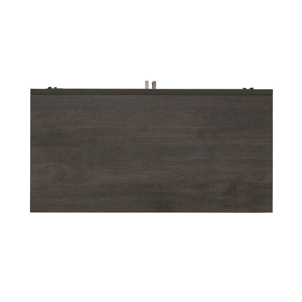 Modern Edge Bedroom Bedside Chest w/ Charging Station USB-A USB-C - Caffe