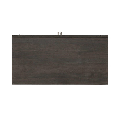 Modern Edge Bedroom Bedside Chest w/ Charging Station USB-A USB-C - Caffe