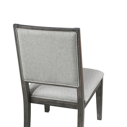 Modern Edge Uph Side Chair (RTA) - Caffe