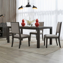 Modern Edge 5 Piece Rectangular Table Set - Caffe