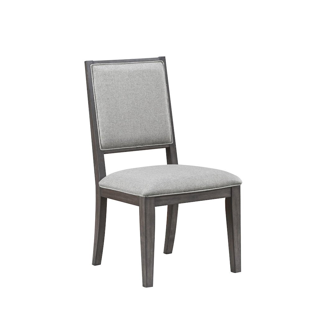 Modern Edge 7 Piece Rectangular Table Set - Caffe