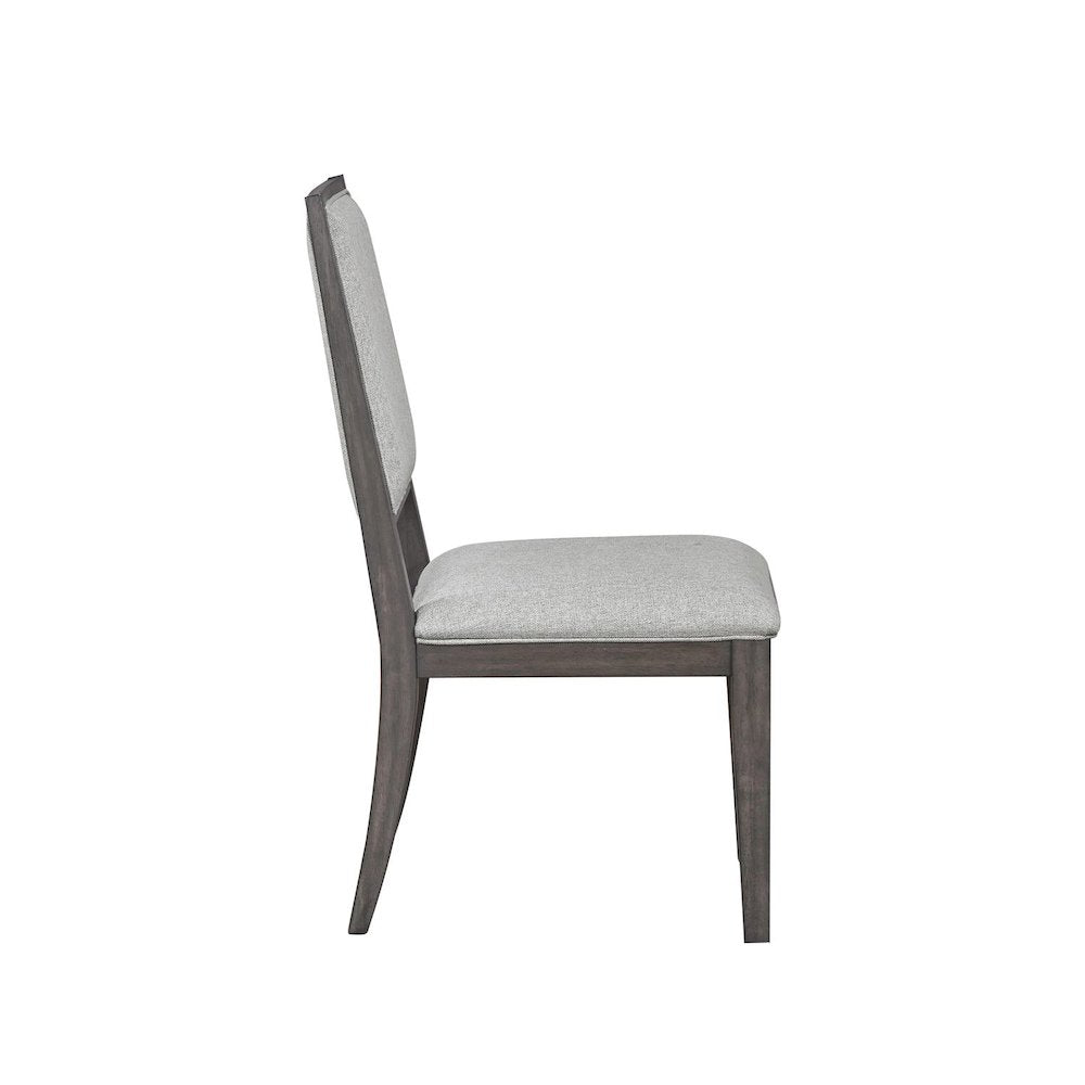 Modern Edge 7 Piece Rectangular Table Set - Caffe