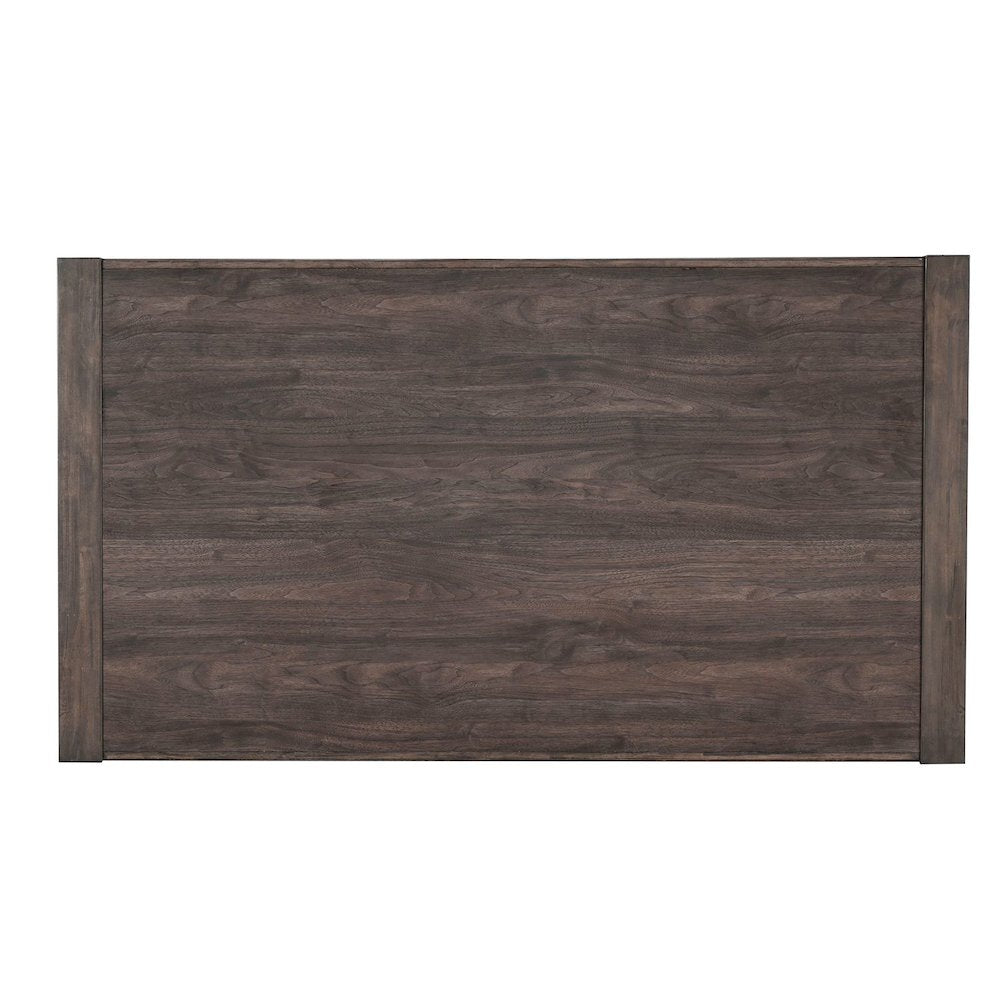 Modern Edge 7 Piece Rectangular Table Set - Caffe