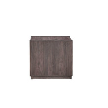 Modern Edge End Table for Living Room Contemporary - Caffe Brown