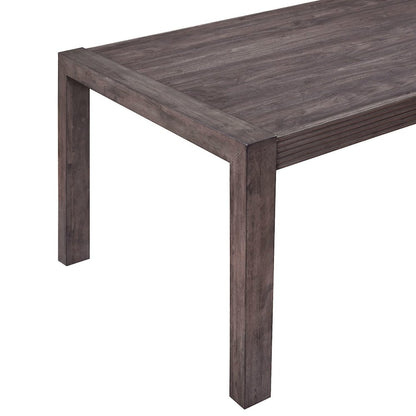 Modern Edge Rectangular Leg Table - Caffe Melamine