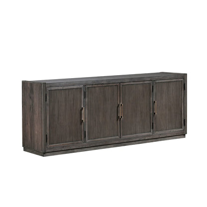 Modern Edge 77 Inch TV Console for Living Room  - Caffe