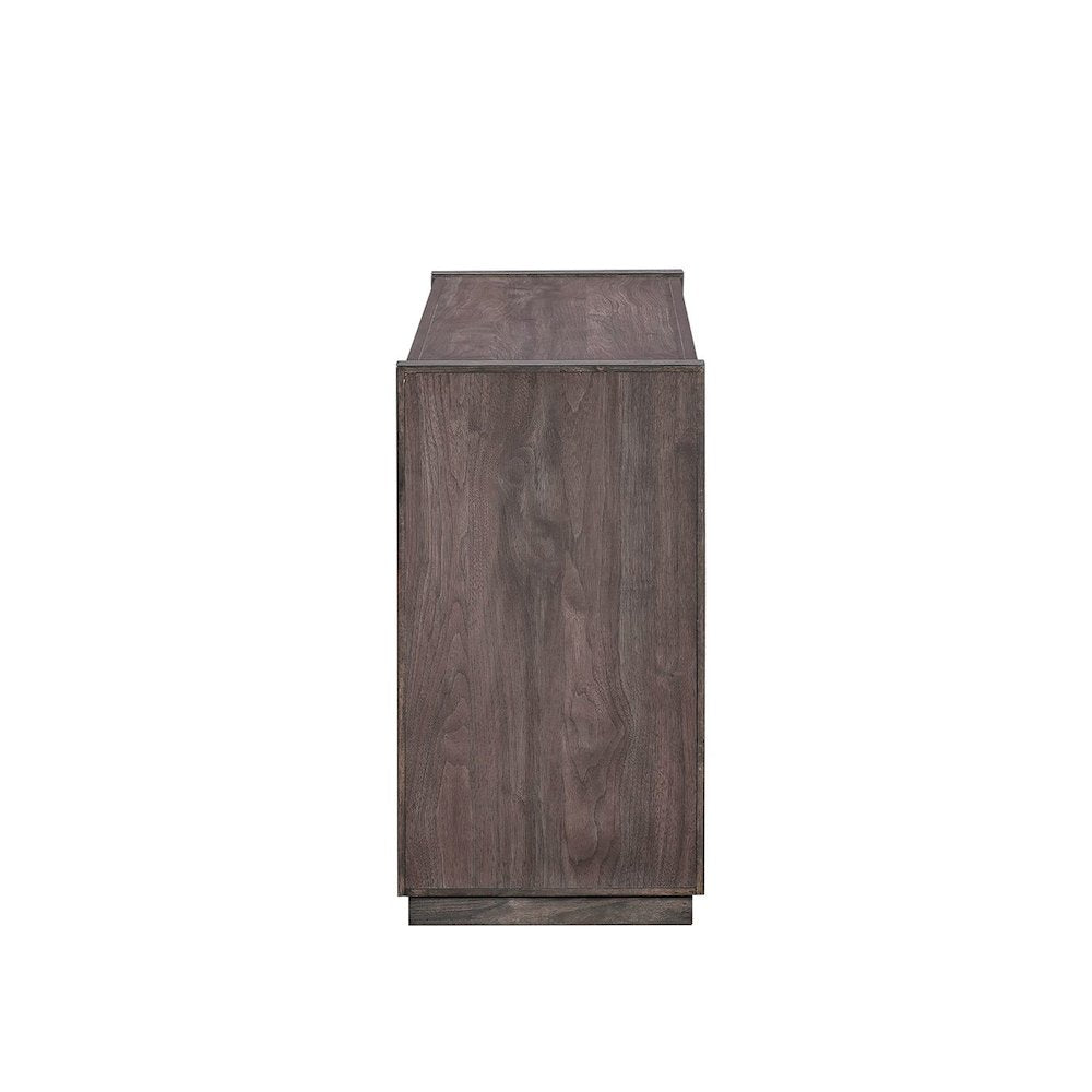 Modern Edge 77 Inch TV Console for Living Room  - Caffe