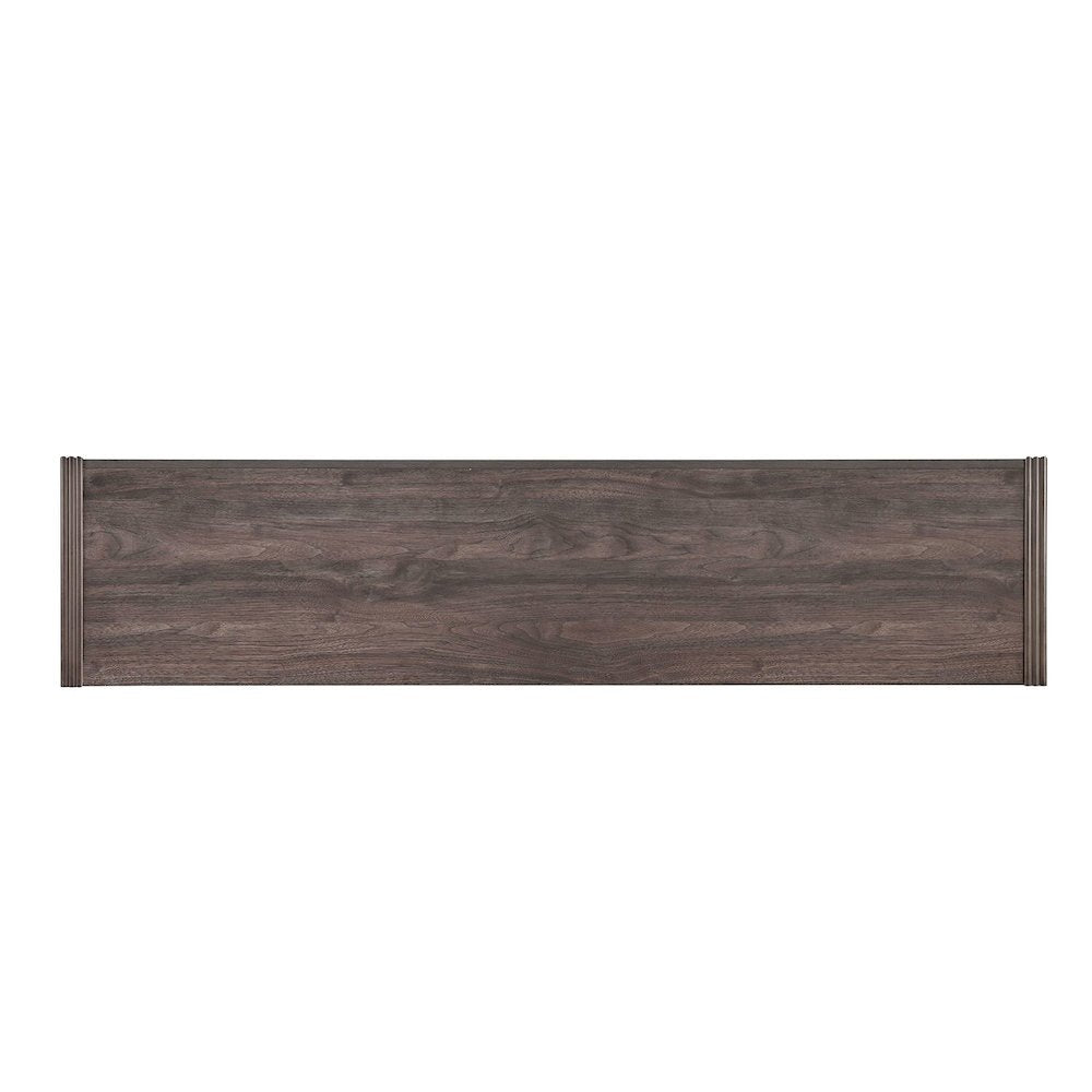 Modern Edge 77 Inch TV Console for Living Room  - Caffe