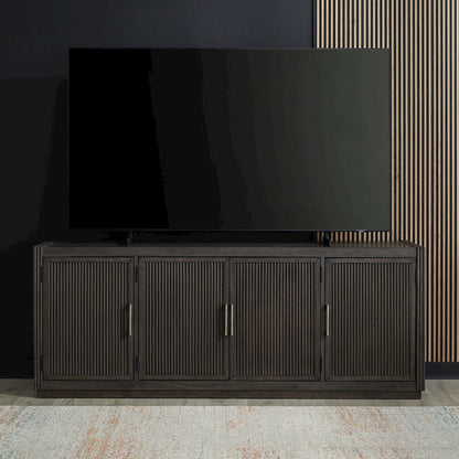 Modern Edge 77 Inch TV Console for Living Room  - Caffe