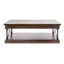 Tribeca Rectangular Cocktail Table in Cordovian Brown