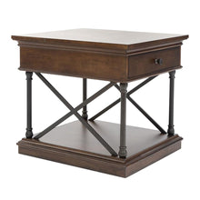 Tribeca Drawer End Table in Cordovian Brown