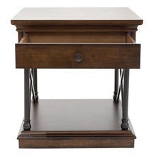 Tribeca Drawer End Table in Cordovian Brown