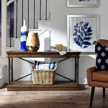 Tribeca Sofa Table in Cordovian Brown