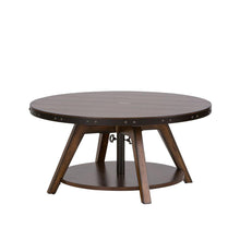 Aspen Skies Motion Cocktail Table in Russet Brown