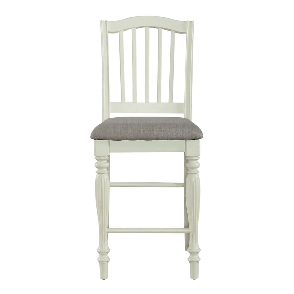Cumberland Creek Slat Back Counter Chair (RTA) in Nutmeg