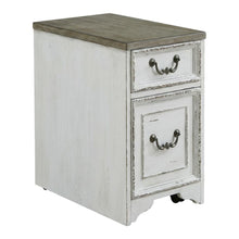 Antique White Mobile File with Classic European Traditional Style