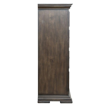 Big Valley 10 Drawer Chesser in Brownstone w/ Heavy Distressing