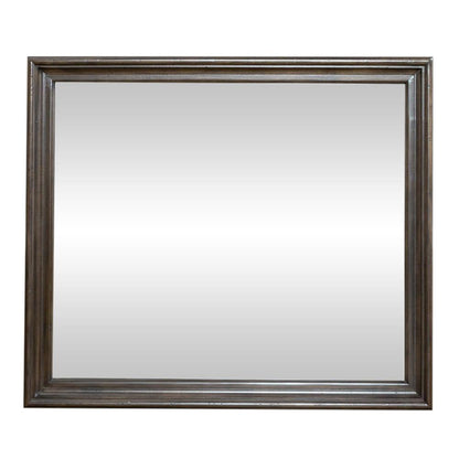 Big Valley Mirror in Brownstone w/ Heavy Distressing