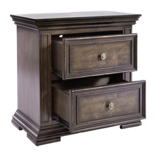 2 Drawer Night Stand w/ Charging Station