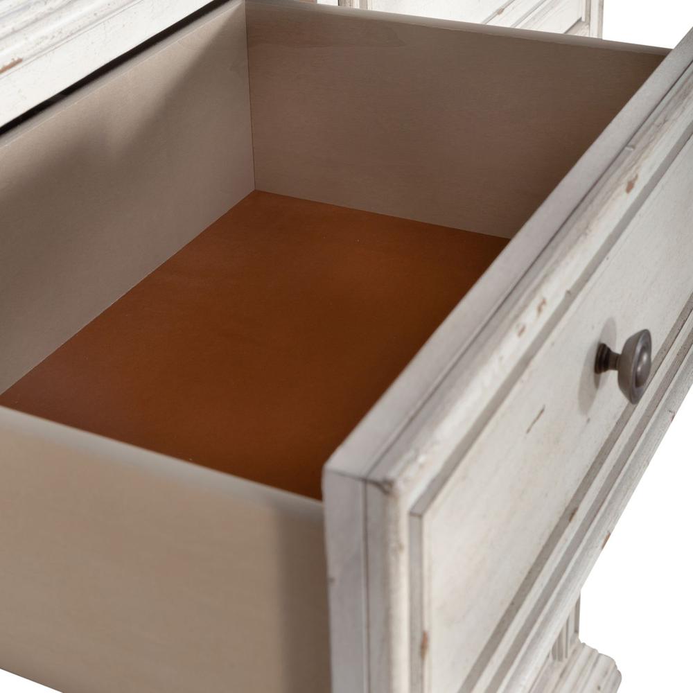 Big Valley 10 Drawer Chesser in Whitestone w/ Heavy Distressing