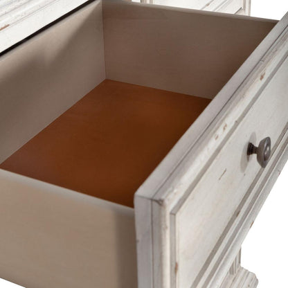 Big Valley 10 Drawer Chesser in Whitestone w/ Heavy Distressing