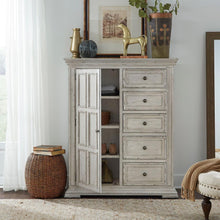 Big Valley Door Chest in Whitestone w/ Heavy Distressing