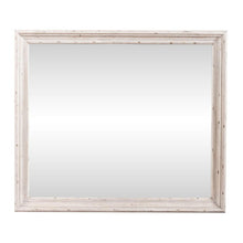Big Valley Mirror in Whitestone w/ Heavy Distressing