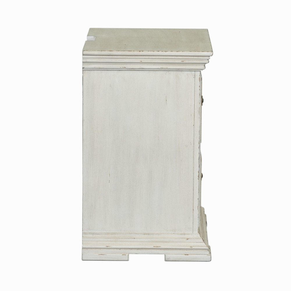 2 Drawer Night Stand w/ Charging Station