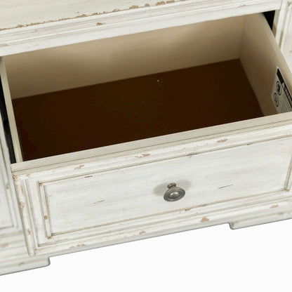 2 Drawer Night Stand w/ Charging Station