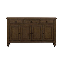 Americana Farmhouse Hall Buffet in Dusty Taupe