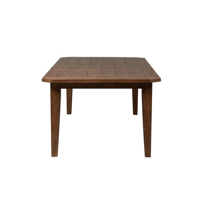 Hearthstone Ridge Rectangular Leg Table in Tobacco