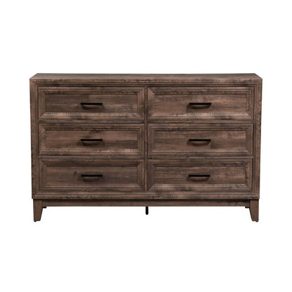 Ridgecrest 6 Drawer Dresser in Cobblestone