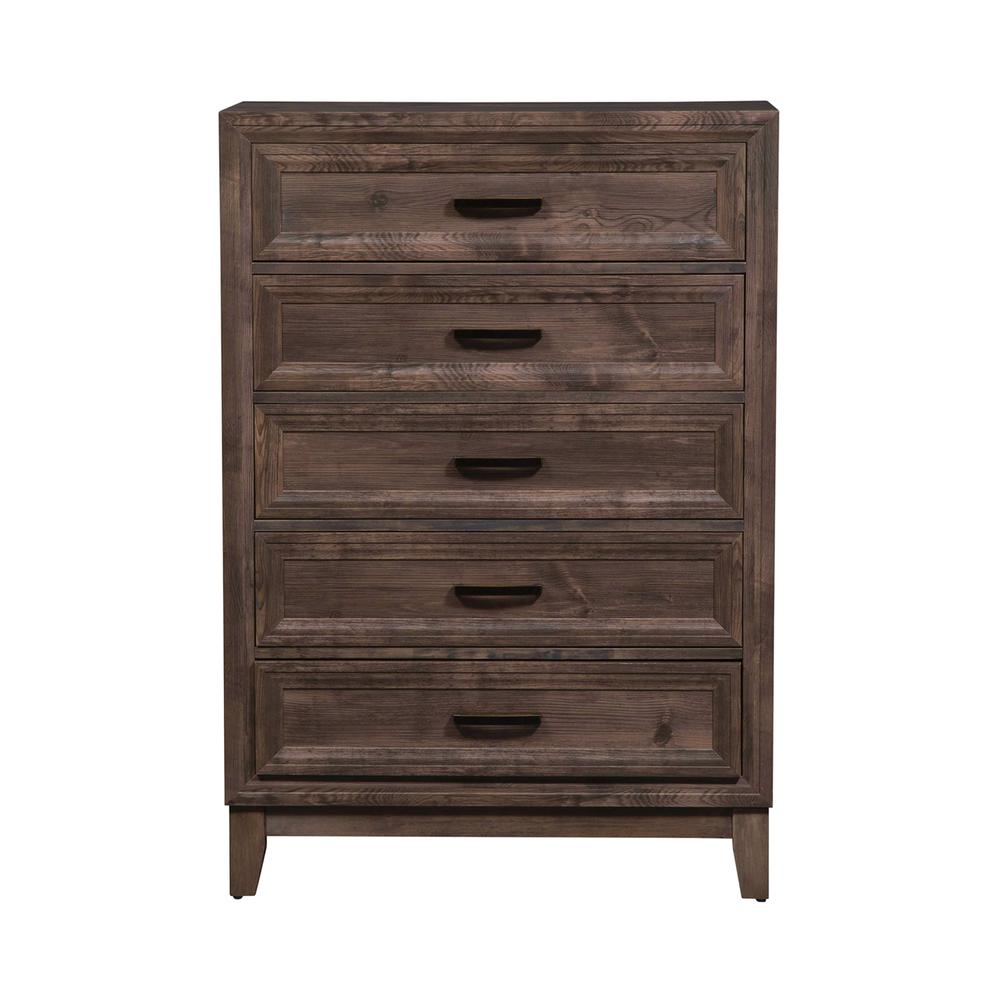 Ridgecrest 5 Drawer Chest in Cobblestone