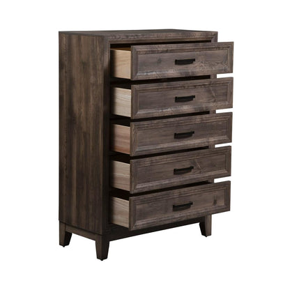 Ridgecrest 5 Drawer Chest in Cobblestone