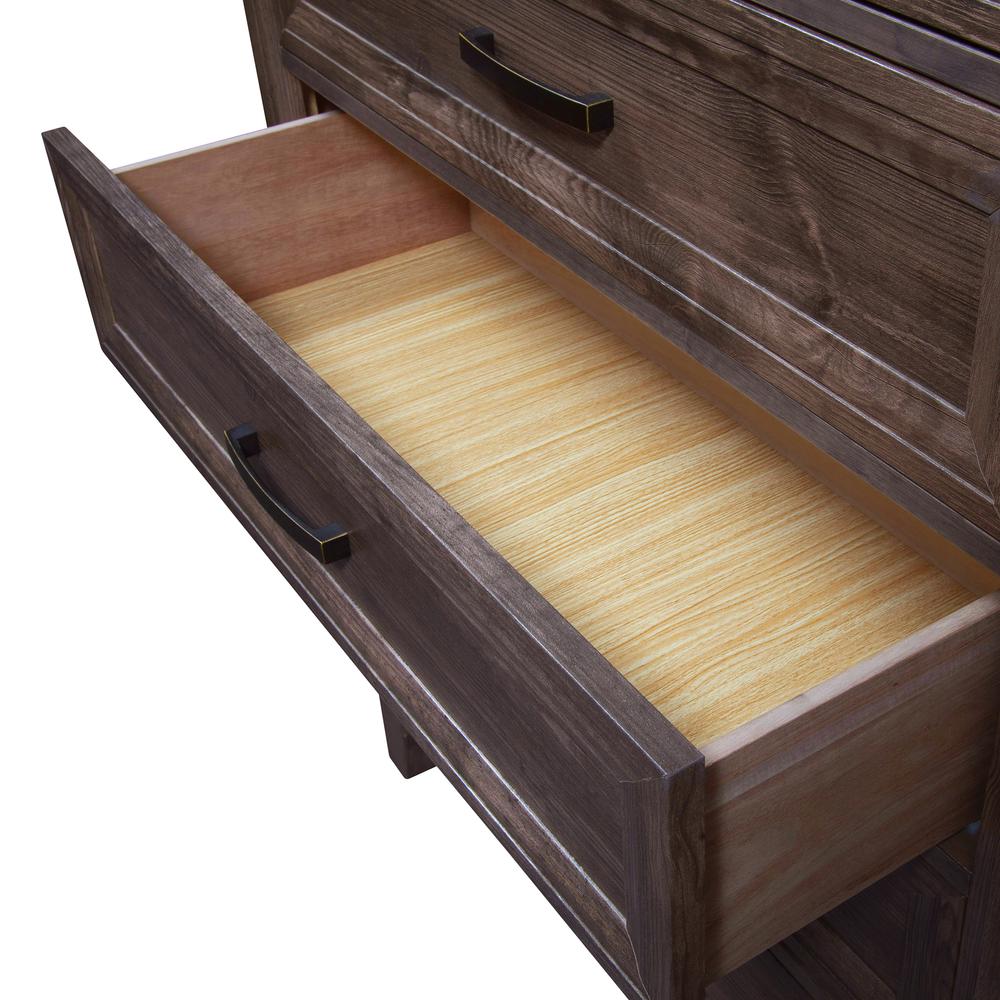 Ridgecrest 5 Drawer Chest in Cobblestone