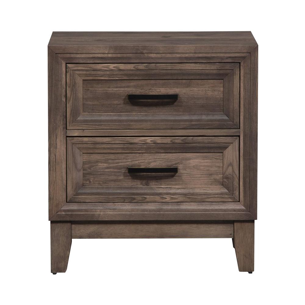 Ridgecrest 2 Drawer Night Stand in Cobblestone
