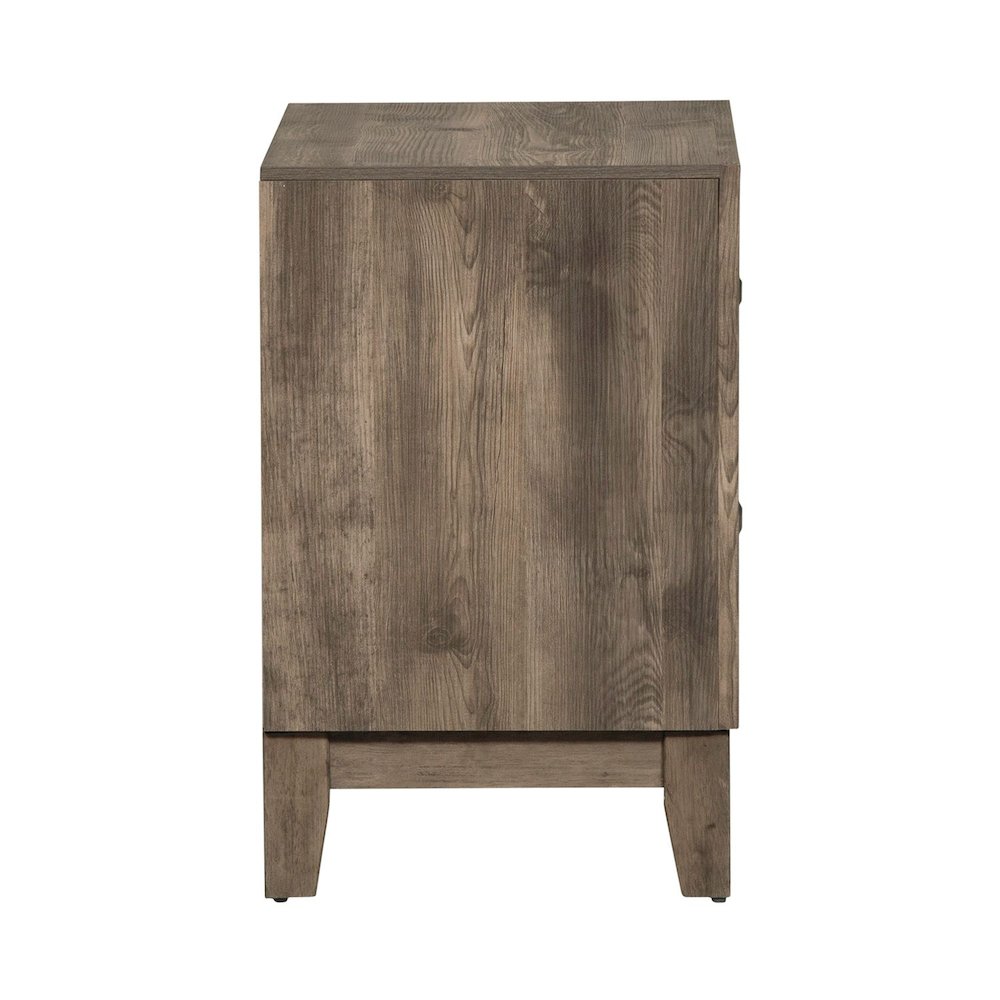 Ridgecrest 2 Drawer Night Stand in Cobblestone
