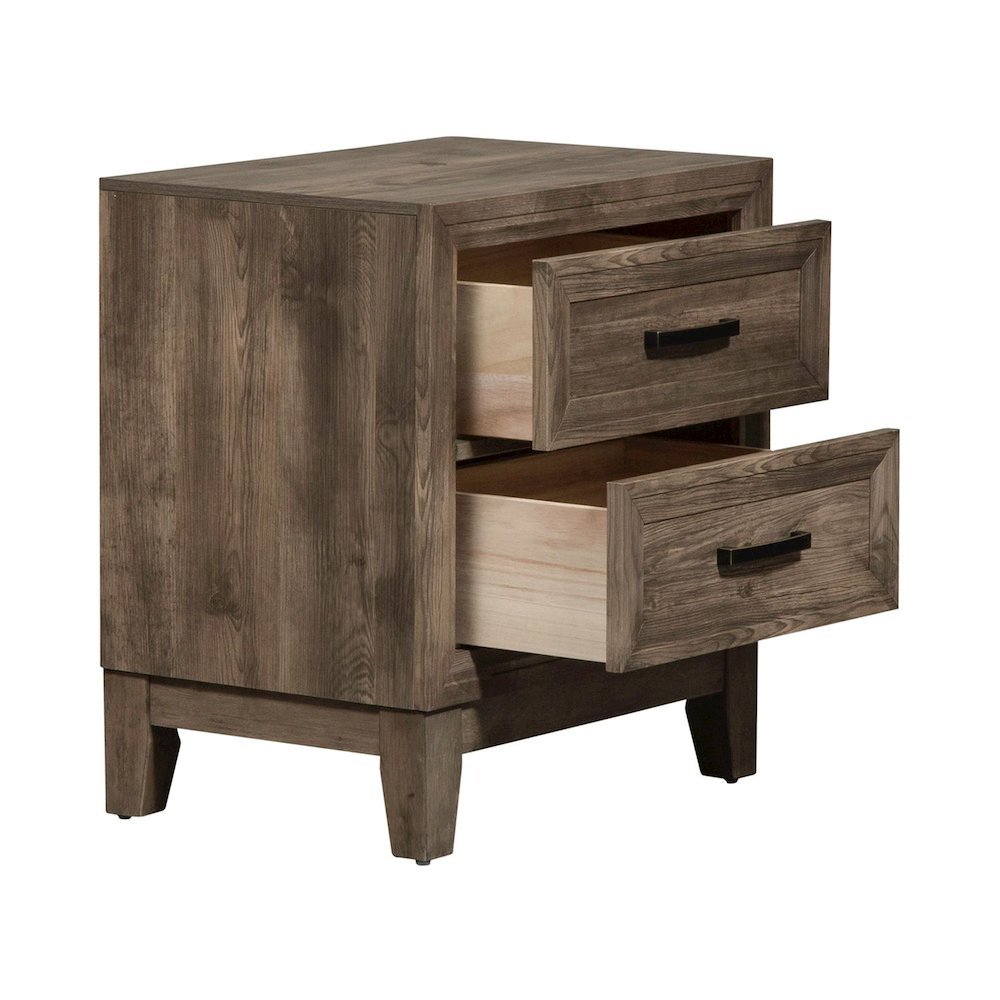 Ridgecrest 2 Drawer Night Stand in Cobblestone