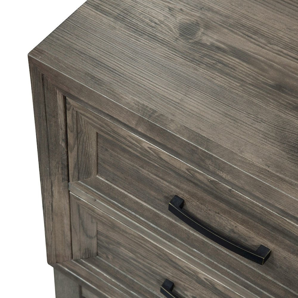 Ridgecrest 2 Drawer Night Stand in Cobblestone