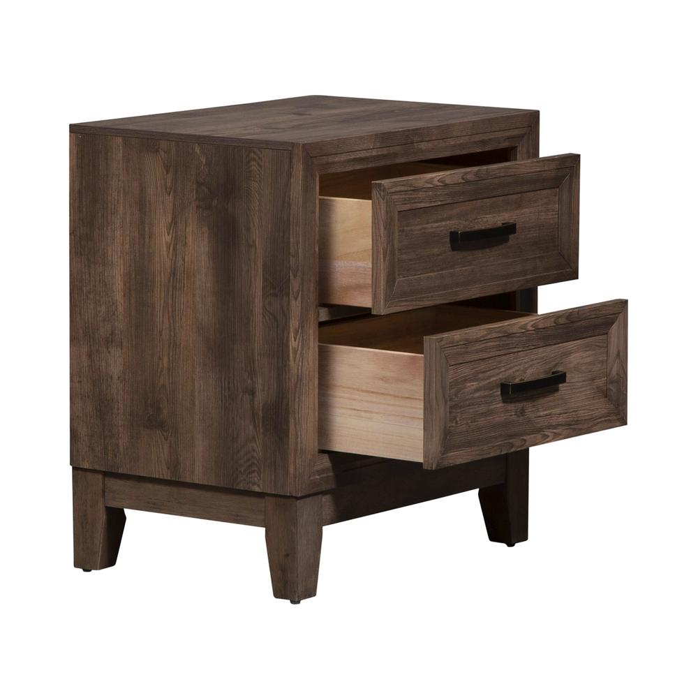 Ridgecrest 2 Drawer Night Stand in Cobblestone