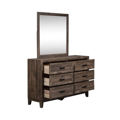 Ridgecrest Dresser & Mirror in Cobblestone