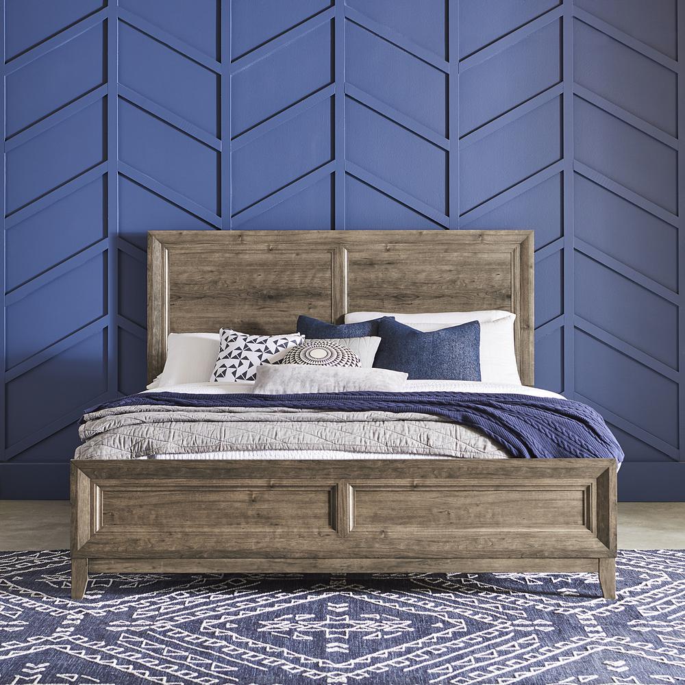 Ridgecrest Queen Panel Bed in Cobblestone