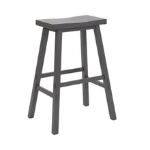 Creations 24 Inch Sawhorse Counter Stool- Gray in Various