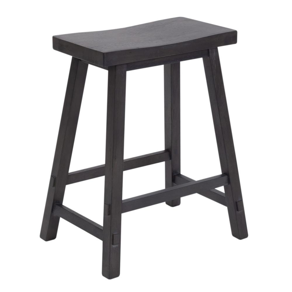 Creations 24 Inch Sawhorse Counter Stool - Slate in Various