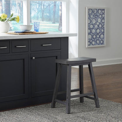 Creations 24 Inch Sawhorse Counter Stool - Slate in Various