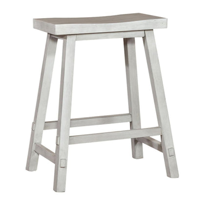 Creations 24 Inch Sawhorse Counter Stool - White in Various